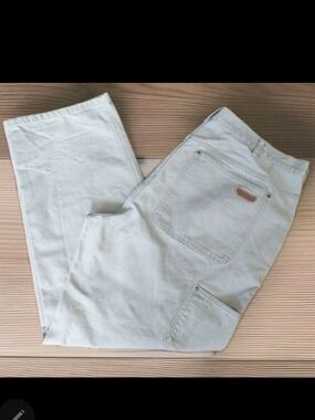Sorel Men's Beige Utility/Carpenter Pants - 100% Cotton size 42×32. Work Gear